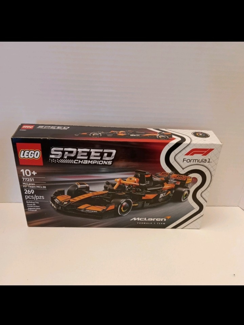 LEGO 2025 Speed Champions Formula 1 McLaren MCL38 269 Pcs Building Toy 77251